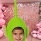 Toddler Teletubbies Green Dipsy Costume Polyester Outfit with Hood & Mittens